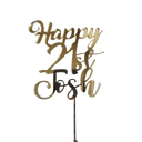acrylic cake topper