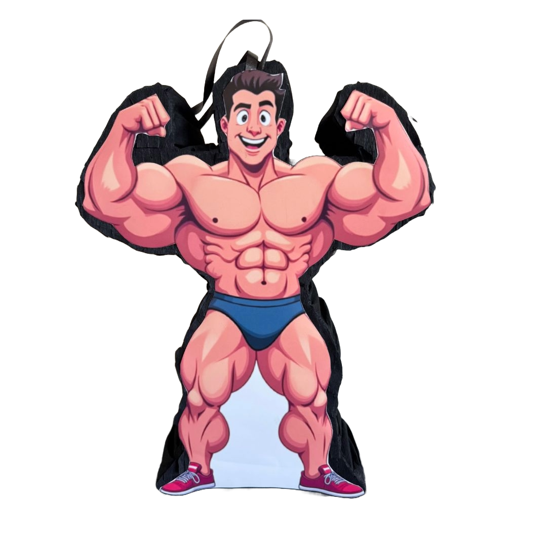 Gym Muscle Pinata – Panda Print
