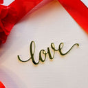 Love Valentines topper charm SET