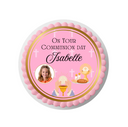 Girl edible cake topper
