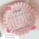 Edible Custom Calendar