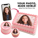 Personalised Edible Photo Cake Topper – Upload Your Image