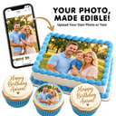 Custom Edible Photo Cake Topper – Upload Your Image