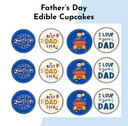 Father's Day Cupcakes Icing Sheets