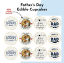 Father's Day Custom Edible cupcakes