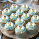 Custom Communion Edible Cupcakes
