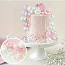 Transparent Rainbow Cake balls Set OF 16