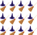 Halloween Mini Witch Hat & Broom