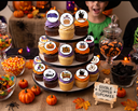 Edible Halloween Cupcake Toppers